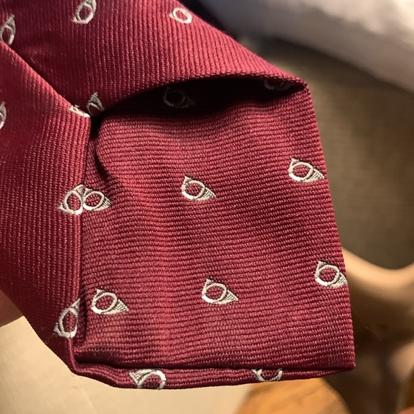 70’s VINTAGE FRENCH HORN SYMPHONY ORCHESTRA NECKTIE - Picture 8 of 12